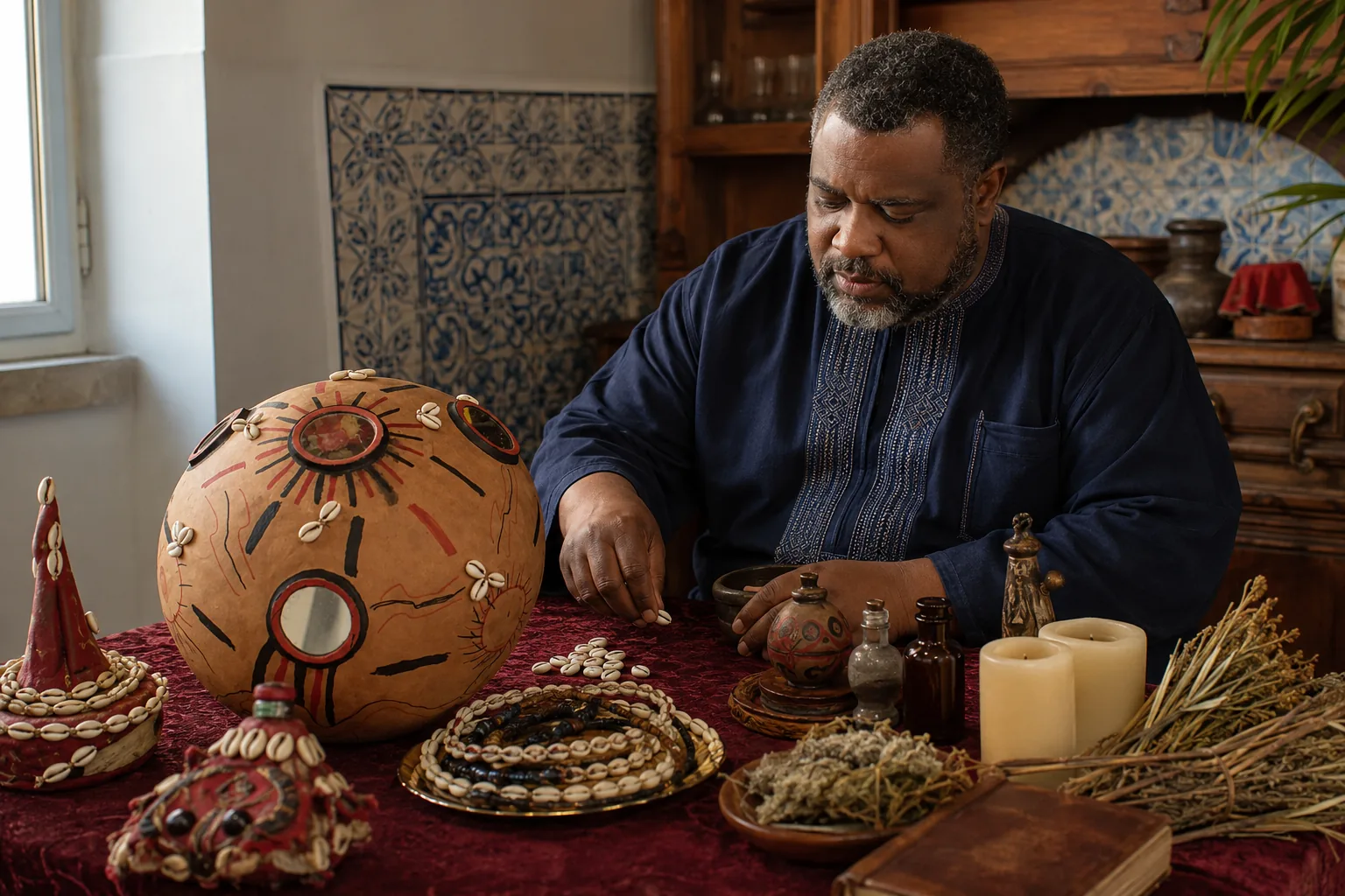 Jacob prepara instrumentos para uma limpeza espiritual